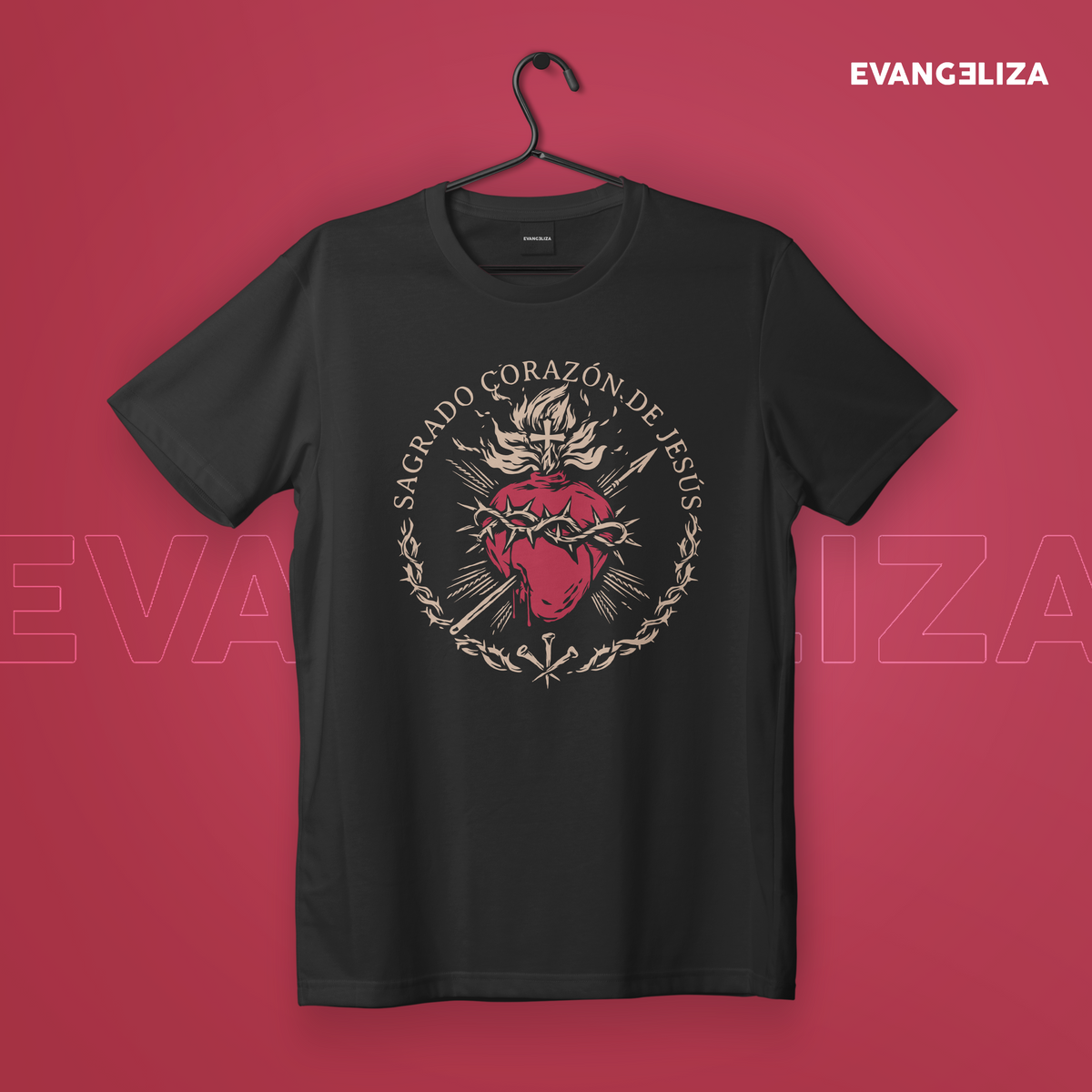 Playera Sagrado Corazón de Jesús