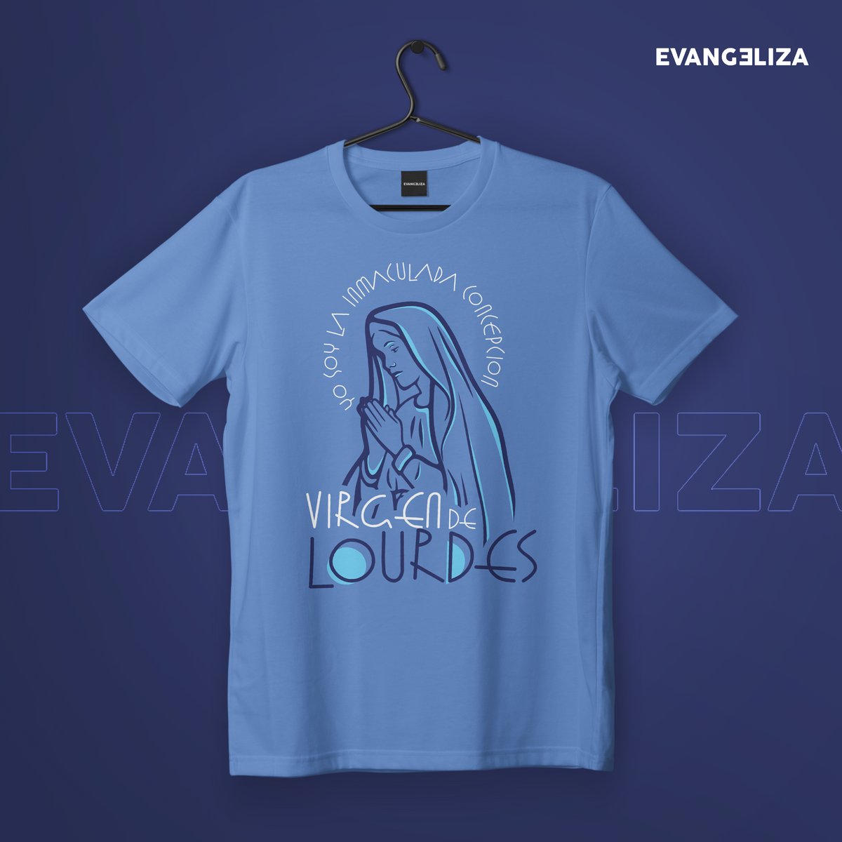 Playera Virgen de Lourdes